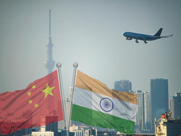 China-India direct flights have resumed after a four-year halt amid efforts to restore relations