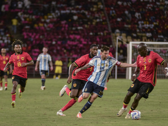 Messi excels as Argentina defeats Angela 2-0 in a friendly game in Luanda