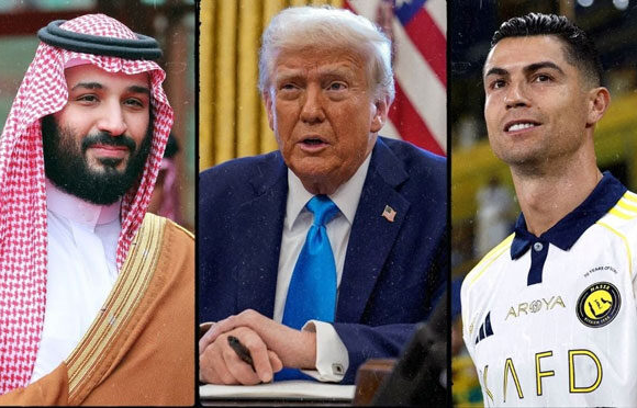 Cristiano Ronaldo and the Saudi Crown Prince are reportedly visiting the White House