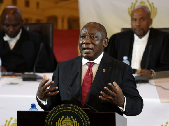 Palestinians who have arrived in South Africa will not be repatriated, according to Ramaphosa