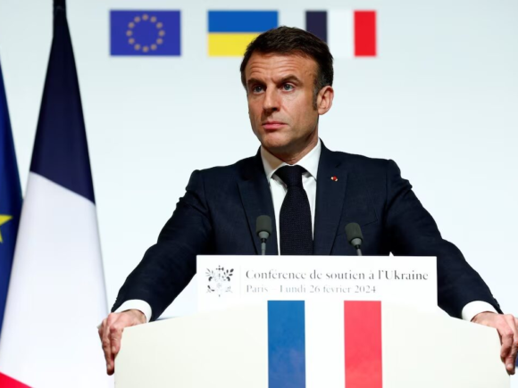 Macron of France thinks the concept for a peace settlement needs to be reviewed