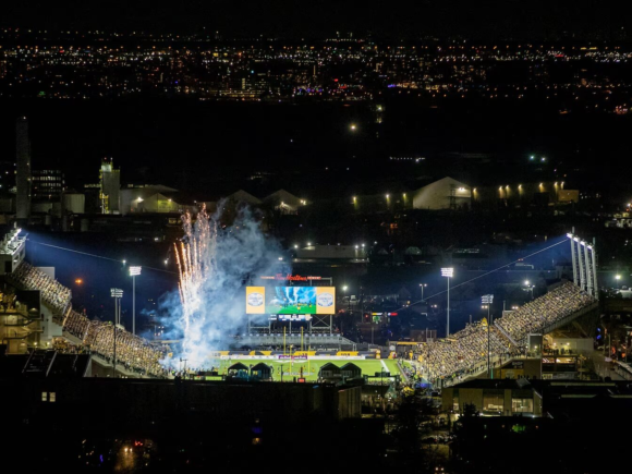 Canadian football supporters protest the attempt to implement US regulations