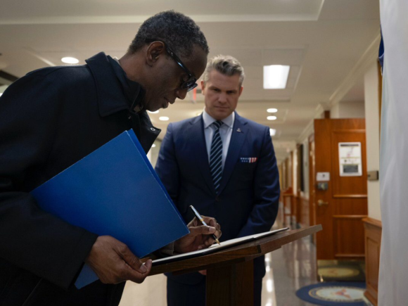 Ribadu and Hegseth Engage in Confidential Discussions at the Pentagon as US Intensifies Pressure Regarding Religious Freedom in Nigeria