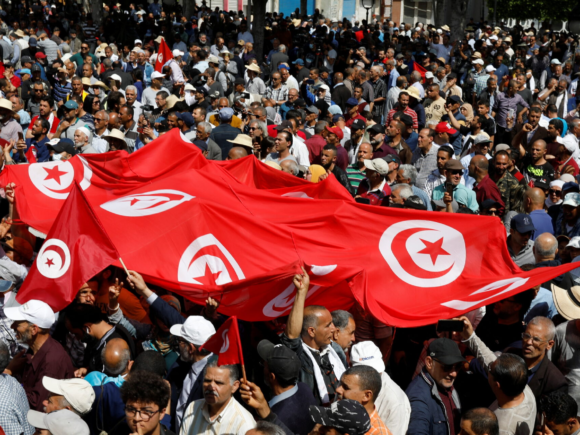 Tunisians intensify their demonstrations against Saied, calling for the restoration of democracy