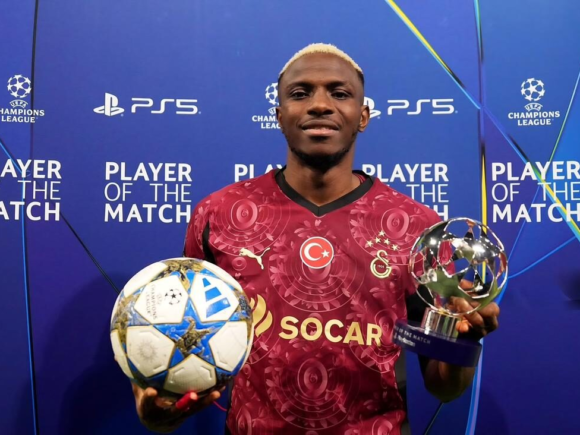 Osimhen becomes the leading goalscorer in the Champions League after scoring a hat-trick