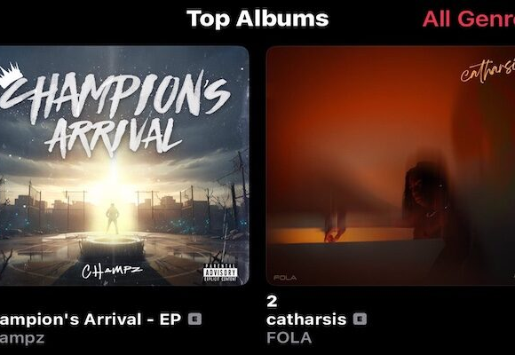 Wizkid’s 14-year-old son Champz creates history by debuting at number one on Apple Music Nigeria