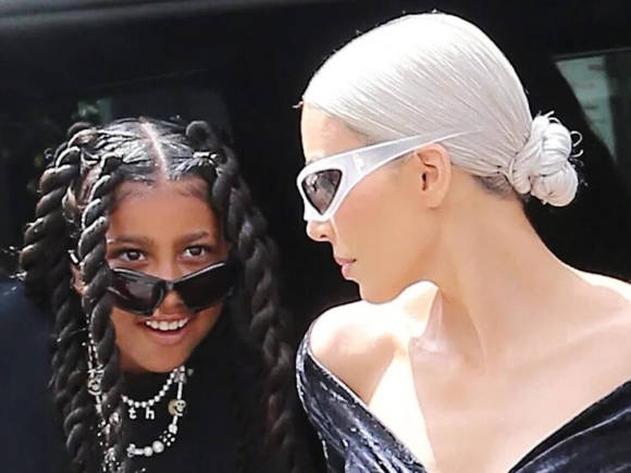 North, Kim Kardashian’s Fashion Police, Attacks ‘The Kardashians’ Once More