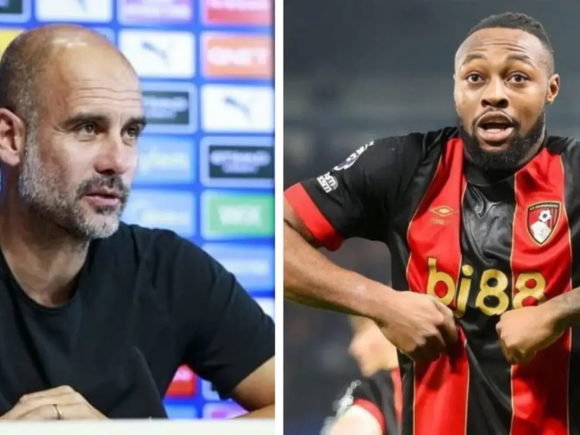 Antoine Semenyo is praised by PEP Guardiola