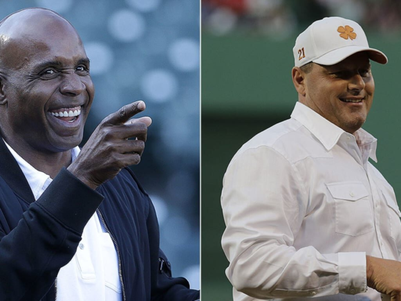 Roger Clemens and Barry Bonds on the most recent Hall of Fame ballot