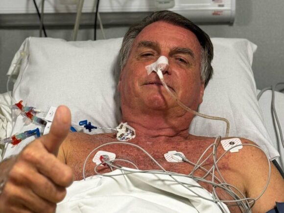 Former Brazilian President Bolsonaro had surgery to alleviate hiccups, according to his wife