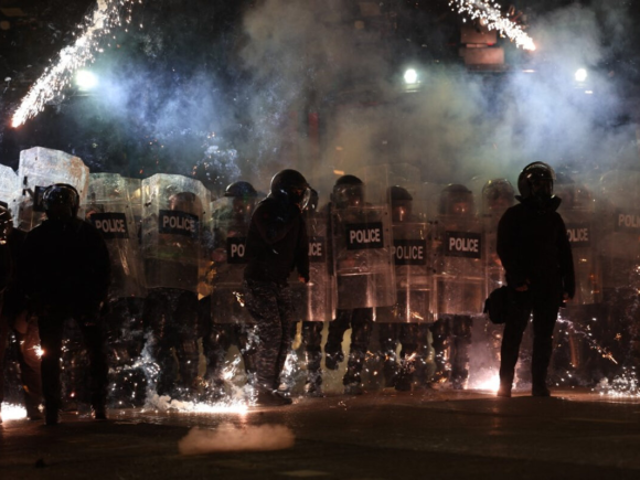 Georgia used a chemical agent from World War I on protesters, evidence shows