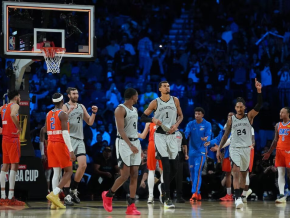Spurs and Victor Wembanyama end the Thunder’s winning streak and go to the NBA Cup final