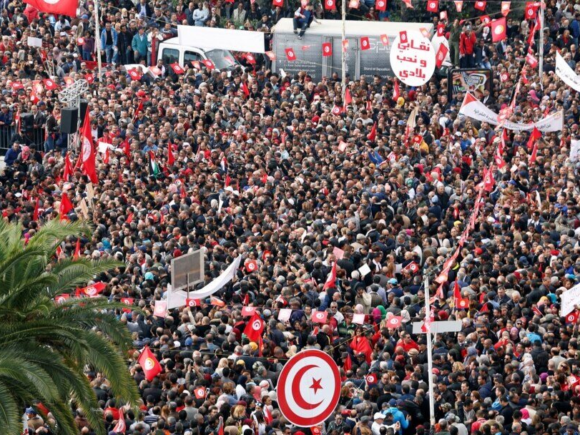 Tunisia’s powerful union leader is stepping down before a planned national strike, sources said