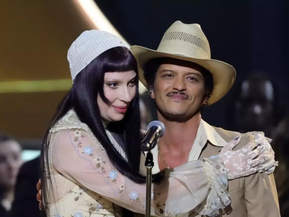 Bruno Mars almost abandoned the smash hit duet with Lady Gaga, but he smiled