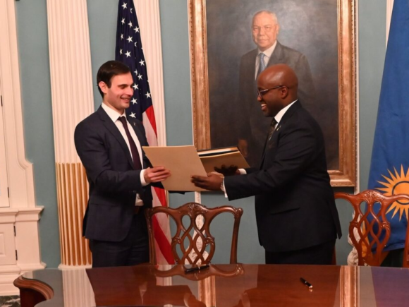 The US and Rwanda sign a five-year, $228 million agreement to improve disease response