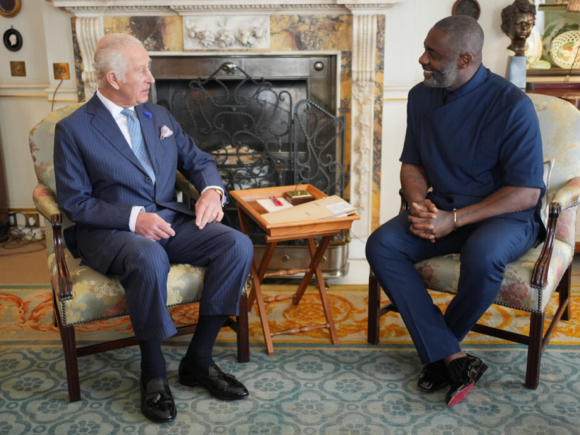 King Charles knighted Idris Elba