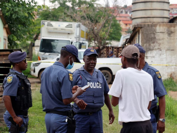 Police say 11 people, including a little kid, were killed in a shooting at a bar in South Africa