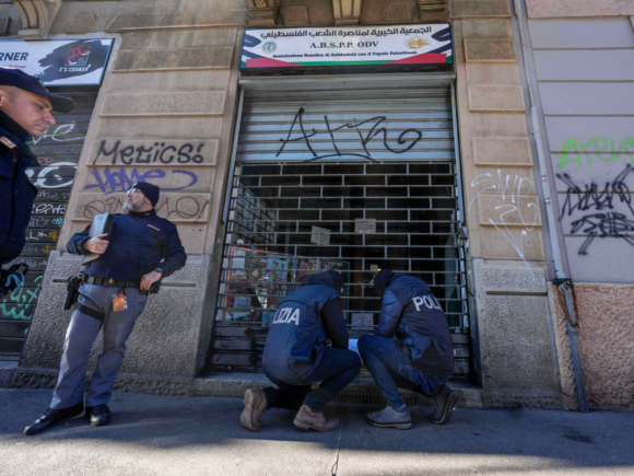 Italy has detained 9 individuals in connection with purported funding of Hamas via charitable organizations