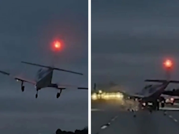 Aircraft Crashes Into Vehicle Amid Emergency Highway Landing in Florida