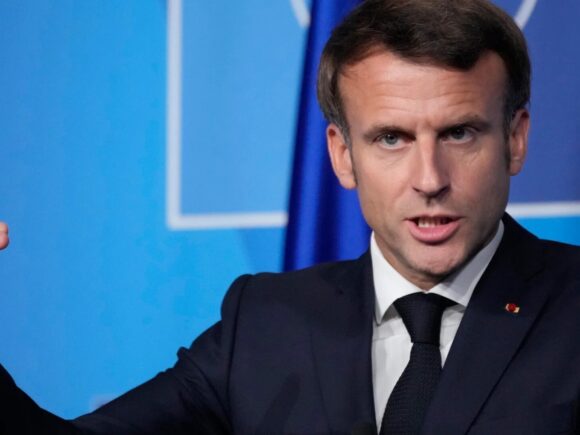 Macron says France would build a new aircraft carrier for troops stationed in the Gulf