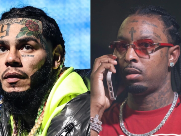 6ix9ine uses a British skit to mock 21 Savage after a snitch comment goes viral