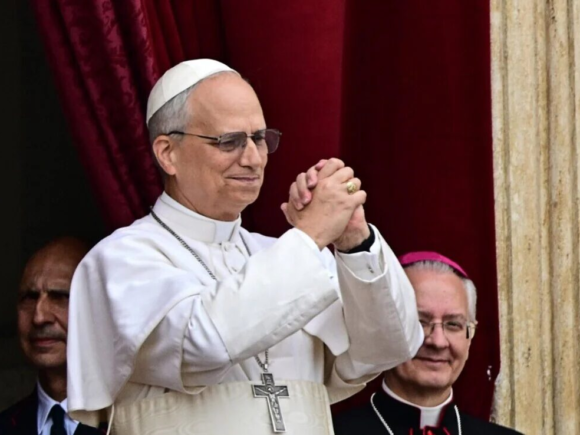 Pope Leo promises to stop being a “silent bystander” to violations of human rights around the world