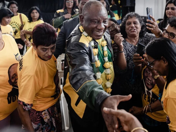 The president of South Africa calls on the ANC to improve poor local governance before the election