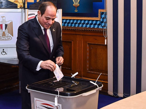 Egypt announces the results of the most recent parliamentary poll, which gave Sisi a significant majority