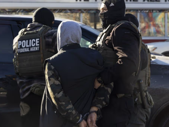 Three employees of a Minnesota restaurant are arrested by ICE agents after they eat lunch there