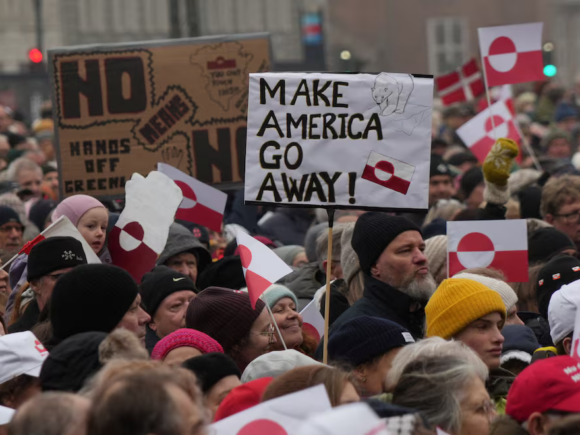 Protesters gather in Greenland and Denmark to protest Trump’s threat of annexation
