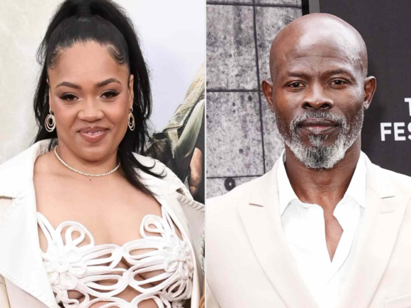 Actor Djimon Hounsou said he was punched in the face, and his ex-girlfriend is now being charged