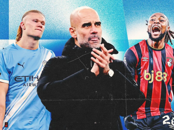 Antoine Semenyo of Bournemouth is close to joining Manchester City for £65 million