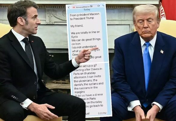 Trump Shares Messages With Macron Endorsing a G7 Gathering Following Davos