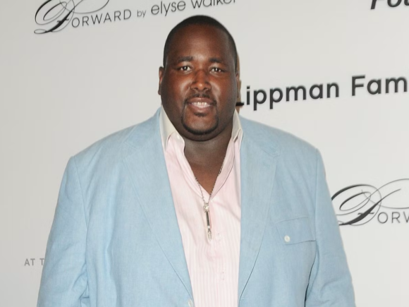 Quinton Aaron, star of “The Blind Side,” was hospitalized following a fall, but his manager denied that he was on life support