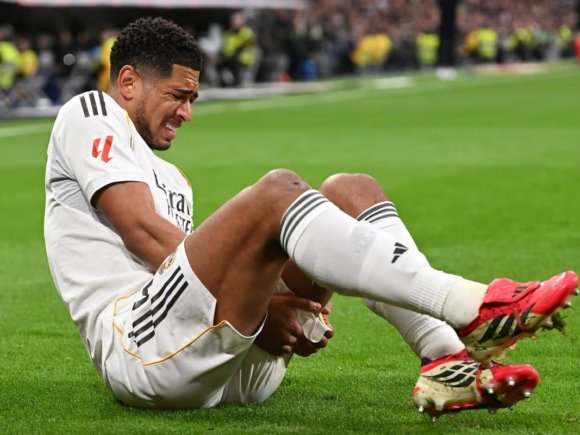 Real Madrid’s Bellingham sidelined for a month due to a hamstring injury