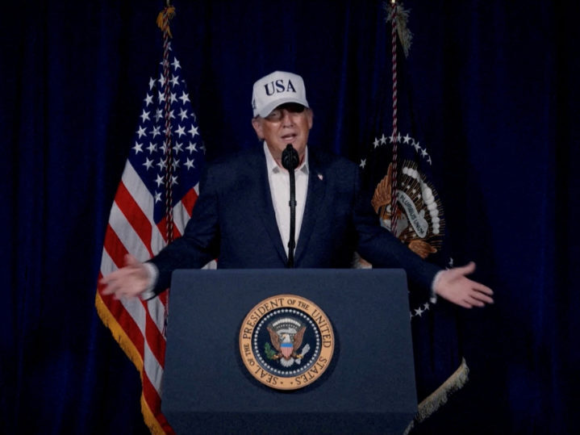 Trump: Iran will never acquire a nuclear weapon, and we will destroy their navy and missile industry.