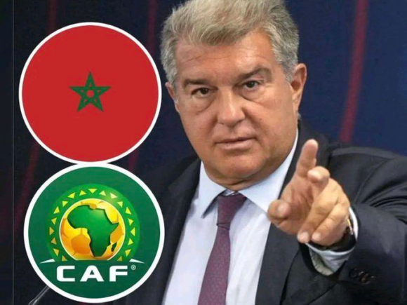 Laporta criticizes CAF regarding its disciplinary measures taken against Morocco
