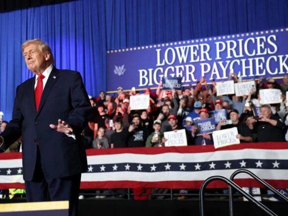 In his economic speeches, Trump asserts victory over inflation nearly 20 times, despite the ongoing impact of rising prices