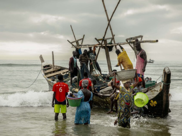 Ghanaian officials save fisherman after being attacked by gunmen