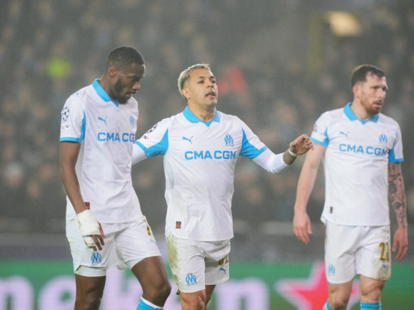 Marseille penalized by UEFA following loss to Bruges