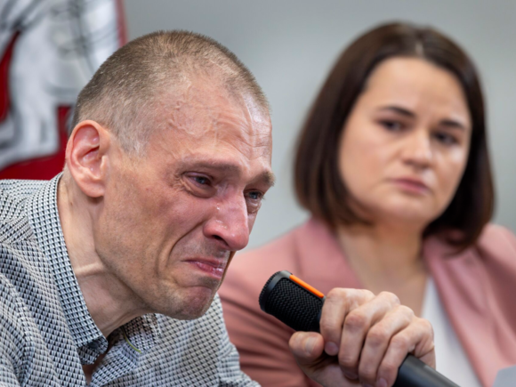 Belarus releases opposition politician following stroke in prison, according to exiled leader