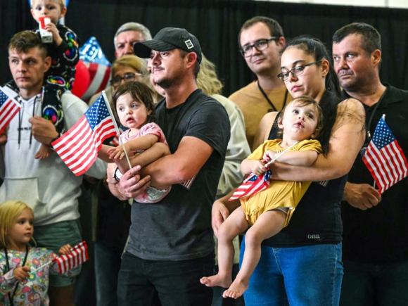 White South Africans Return Home From the U.S. Amid Trump’s Allegations of Persecution