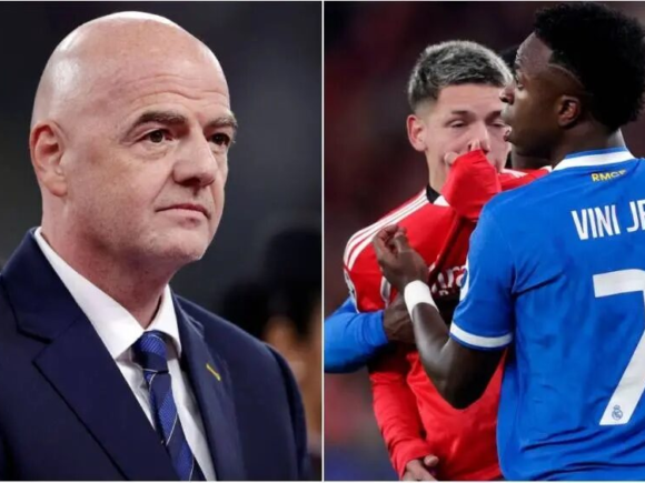 Infantino urges stronger measures in the Vinicius-Prestianni situation