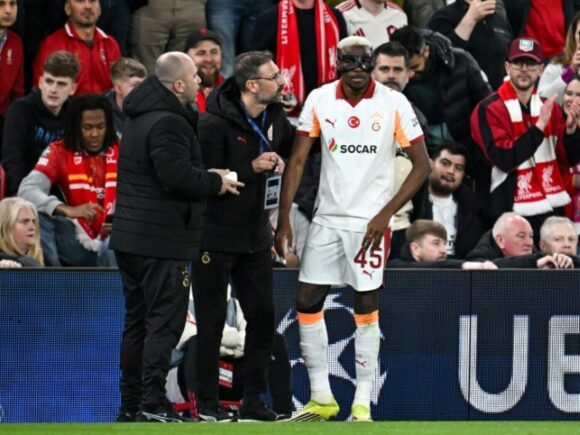 Osimhen Scheduled For Surgery Following Arm Fracture In Galatasaray’s 4-0 Defeat Against Liverpool