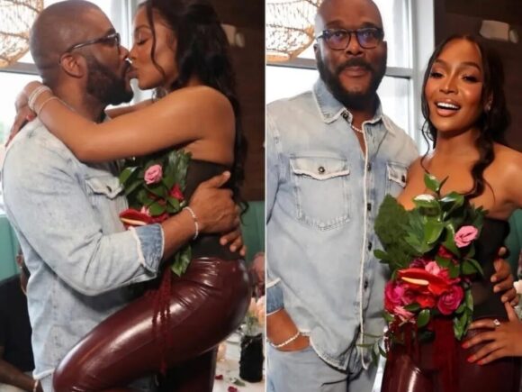 Tyler Perry and Marlo Hampton’s viral “kissing” photo revealed to be an AI creation