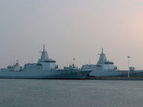 Chinese Navy navigates the Okinawa Waterway amid rising tensions with Japan