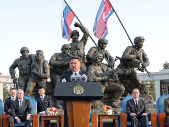 North Korea and Russia Unveil Memorial for Fallen Troops in Ukraine War