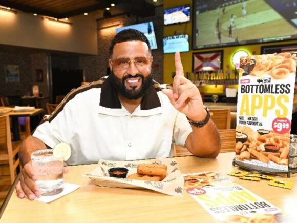 DJ Khaled teams up with Buffalo Wild Wings to introduce the $9.99 “Another One” Bottomless Apps deal