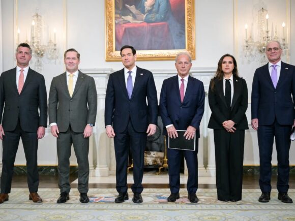 Trump says leaders of Lebanon and Israel will meet for talks, which don’t happen very often. Pakistan is linking peace in Lebanon to talks with Iran