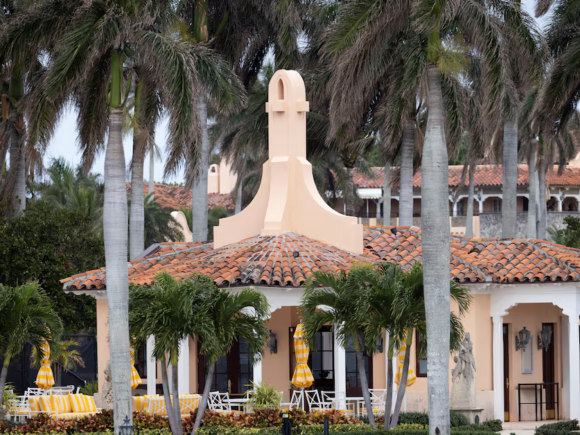 Trump welcomes the winners of a cryptocurrency contest at Mar-a-Lago while his coin struggles to gain traction